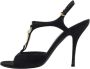 Gucci Vintage Pre-owned Suede sandals Black Dames - Thumbnail 1