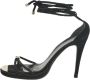 Gucci Vintage Pre-owned Suede sandals Black Dames - Thumbnail 1