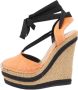 Gucci Vintage Pre-owned Suede sandals Orange Dames - Thumbnail 1