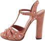 Gucci Vintage Pre-owned Suede sandals Pink Dames - Thumbnail 1