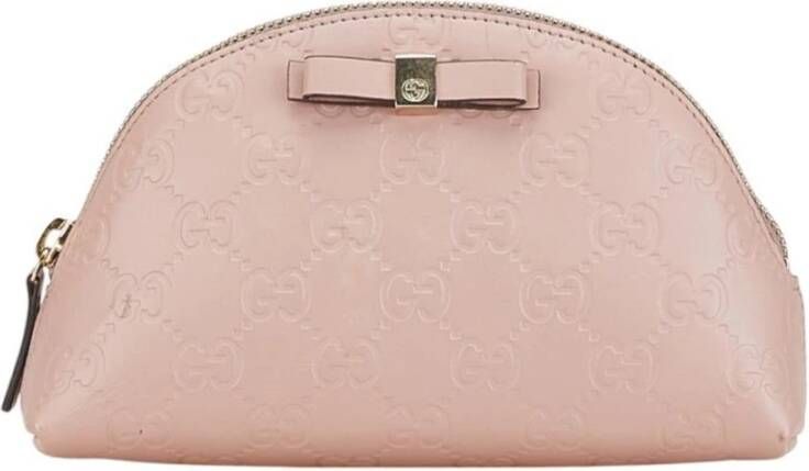 Gucci Vintage Tweedehands Boogdetail Cosmetische Tas