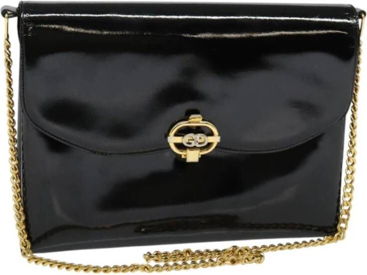 Gucci Vintage Tweedehands Elegante Schoudertas met Veilige Draaislot Sluiting