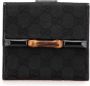 Gucci Vintage Tweedehands Gucci GG Canvas Bamboo Portemonnee - Thumbnail 1