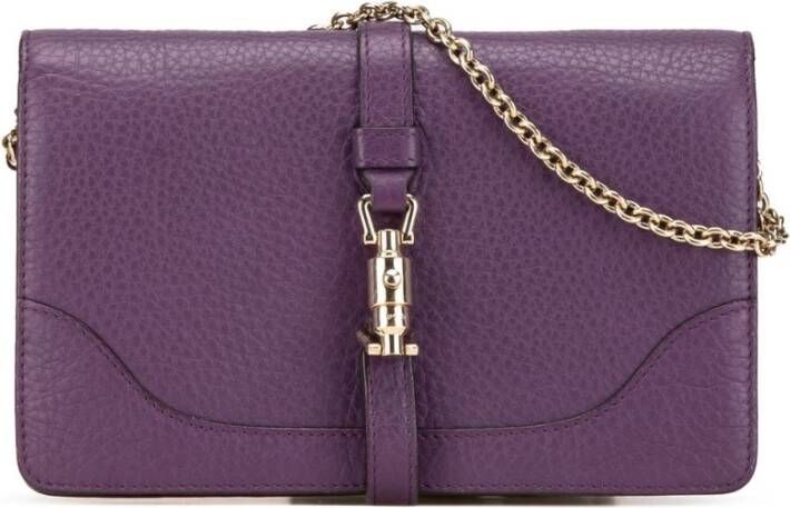 Gucci Vintage Tweedehands Gucci hangslot ketting schoudertas