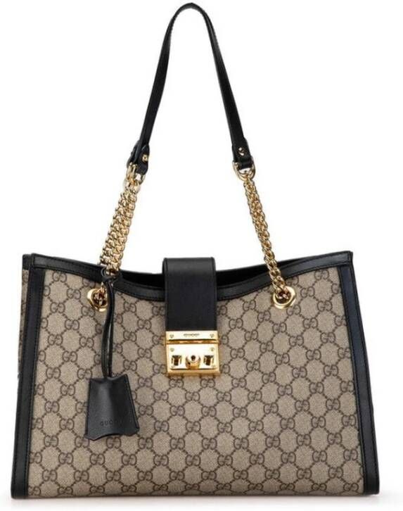 Gucci Vintage Tweedehands hangslot bovenhandvat tas