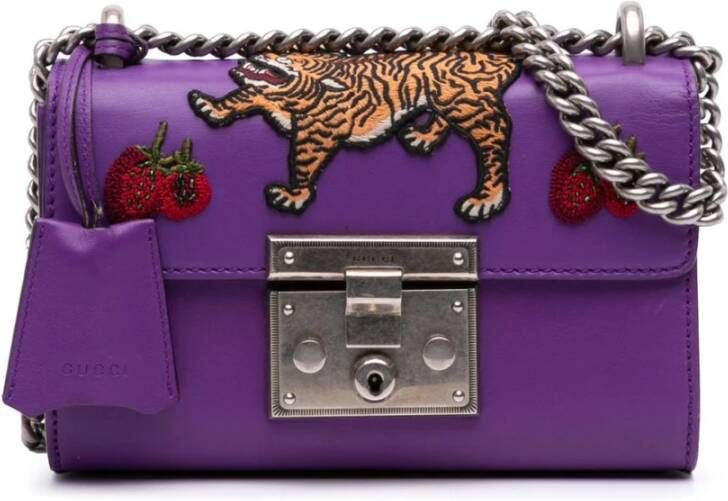 Gucci Vintage Tweedehands hangslot kettingtas