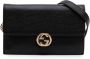 Gucci Vintage Tweedehands leren kettingportemonnee met iconisch vergrendelingssymbool en band - Thumbnail 1