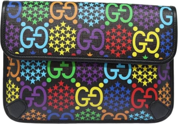 Gucci Vintage Tweedehands Regenboog GG Messenger Model 631386