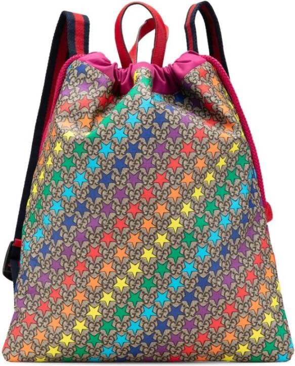 Gucci Vintage Tweedehands Regenboog Ster Rugzak