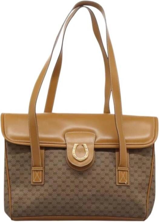 Gucci Vintage Tweedehands Vintage Horseshoe Accent Tote