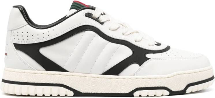 Gucci Wit Zwart Re-Web Sneakers