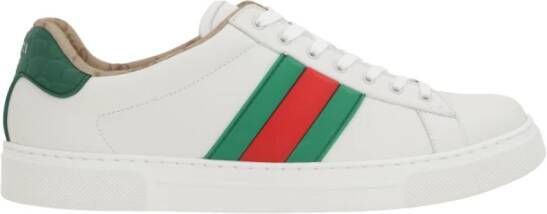 Gucci Witte Sneakers voor een stijlvolle look