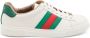 Gucci Witte Veterschoenen met Handtekeningdetail - Thumbnail 1