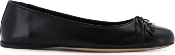 Gucci Zwarte Boog Platte Schoenen Italië