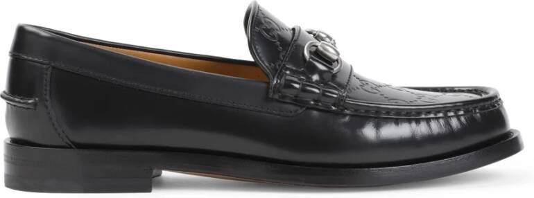 Gucci Zwarte Mocassin Schoenen Black Heren