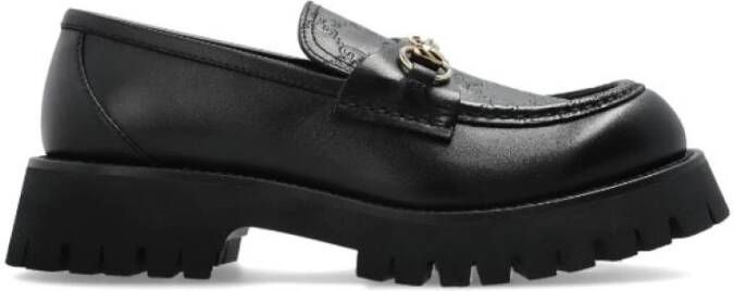 Gucci Zwarte Monogram Instap Sandalen