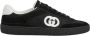 Gucci Zwarte Veterschoenen met Logodetail - Thumbnail 1