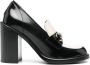 Gucci Zwarte Zijde & Nylon Hakken Schoenen - Thumbnail 1