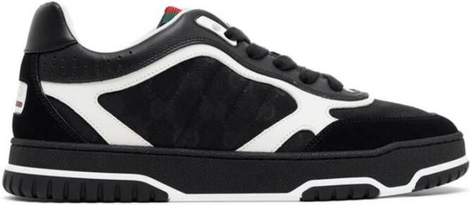 Gucci Zwarte Zijde & Nylon Sneakers