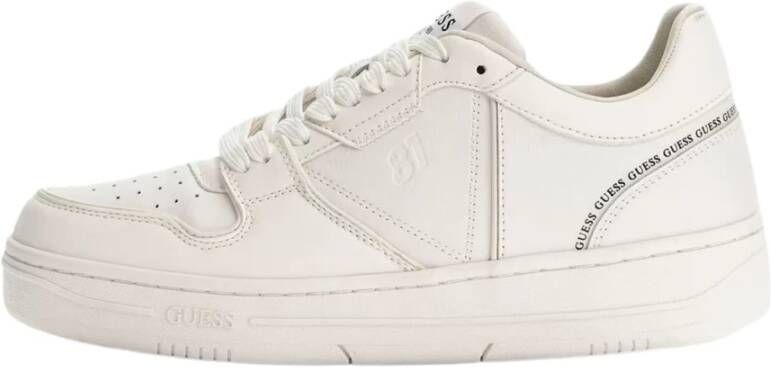 Guess Witte Sneakers Synthetische Herenschoenen White Heren