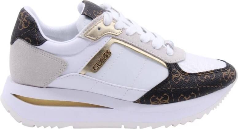 Guess Witte Casual Synthetische Sneakers White Dames - Foto 5