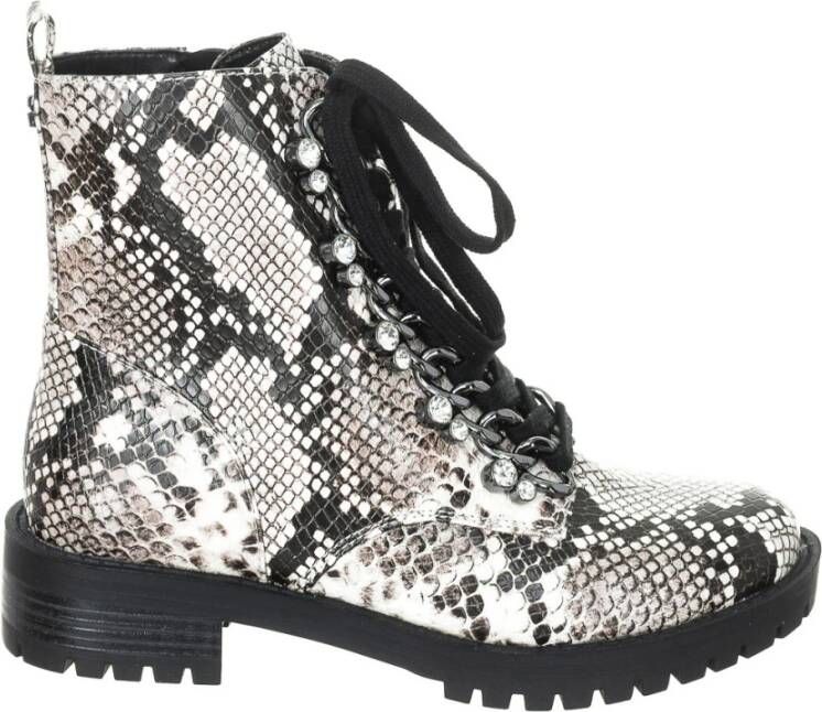 Guess Hinlee python print ankle boot Grijs Dames