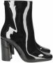 GUESS Dames Enkelboots Zwart Hak Suède Ritsluiting - Thumbnail 4