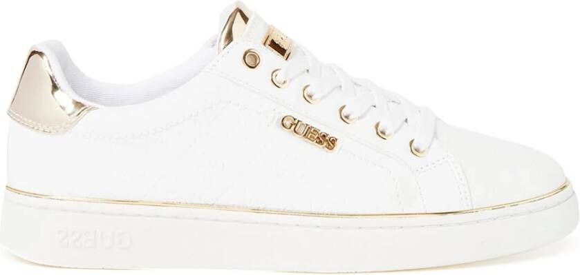 Guess Witte Embossed Bekie Active Lady Sneakers White Dames