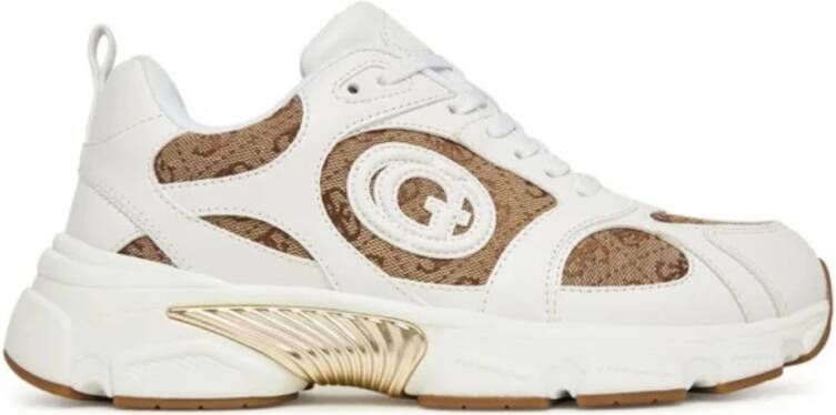 Guess Beige Bruine Sneakers met stijl ibitha2