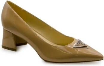 Guess Beige Leren Décolleté met Dubbele Hak Beige Dames - Foto 3