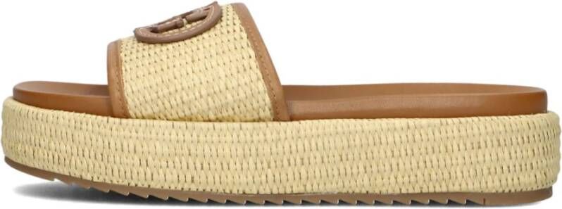 Guess Beige Lonney Slippers voor Dames
