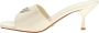 Guess Beige Patent Square Toe Sandals - Thumbnail 1