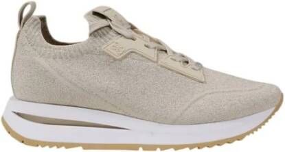 Guess Beige Polyester Sneaker voor vrouwen Beige Dames
