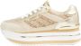 Guess Beige Sportieve Instap Sneakers met Veters Multicolor Dames - Thumbnail 13