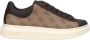 Guess Beige Bruine sneaker van eco-leer Meerkleurig Heren - Thumbnail 1