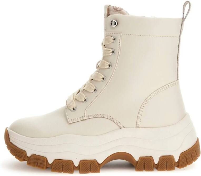 Guess Bissonn Dames Sneaker Stijlvol en Comfortabel Beige Dames