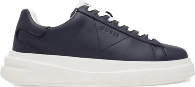 Guess Blauwe Leren Sneakers Sport Schoenen