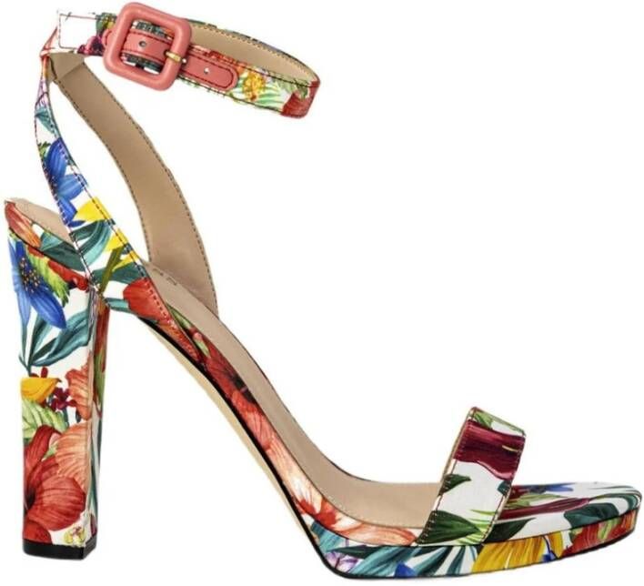 Guess Bloemen Sandalen voor Vrouwen