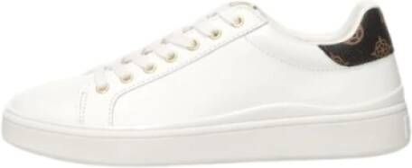 Guess Witte Leren Sneakers Fl7Bnn Fal12 White