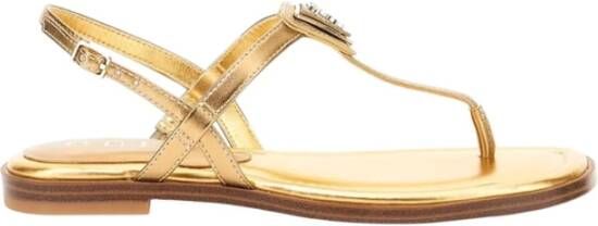 Guess Zomer Dames Sandalen in Polyurethaan Yellow