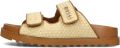 Guess Slippers met labelapplicatie model 'FADELIZE' - Beige