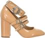 Guess Bruine Schoenen met Vierkante Neus en Hak Brown Dames - Thumbnail 1