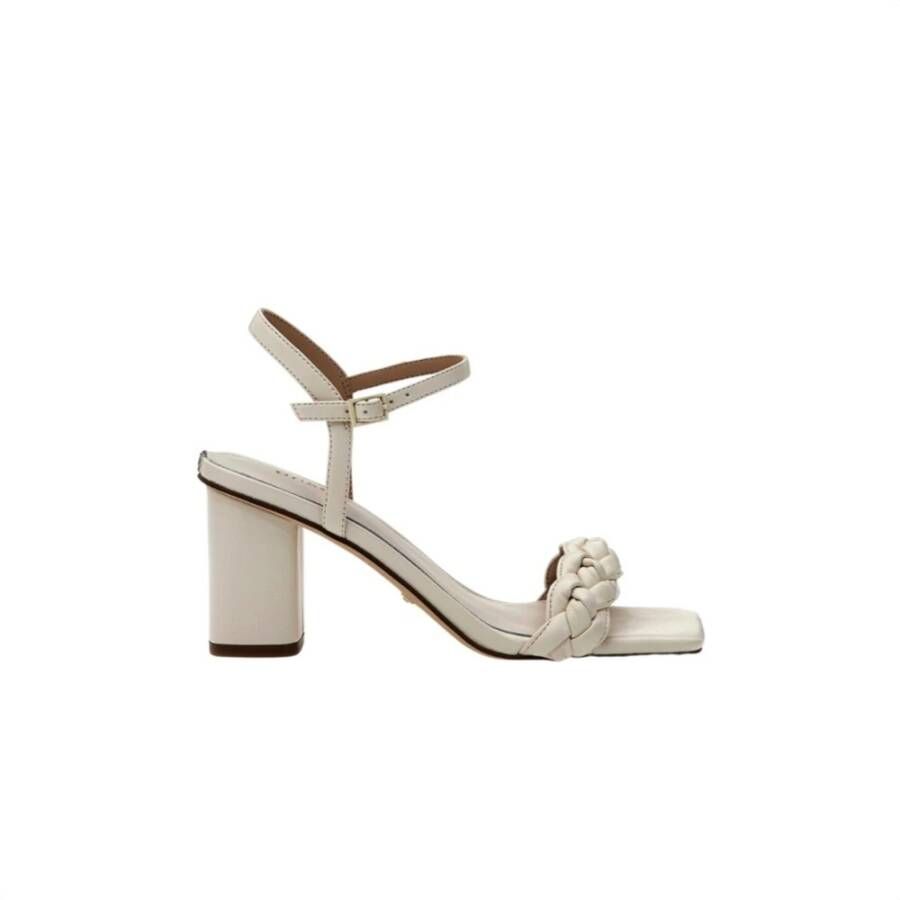 Guess Glamoureuze Elskens Hoge Hak Sandalen White Dames - Foto 4