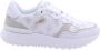 GUESS Print Lace-Up Leather Lined Sneakers Wo White - Thumbnail 2