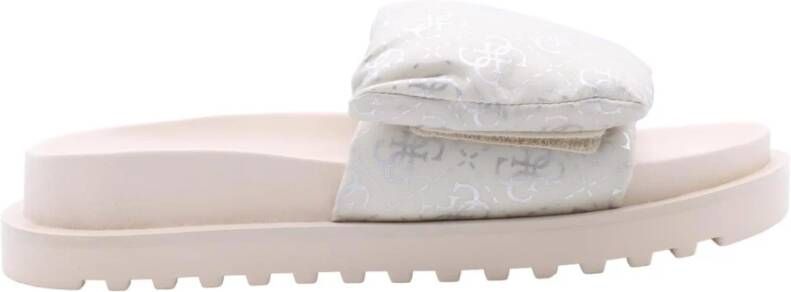 Guess Comfortabele Slipper voor Dagelijks Gebruik Beige Dames - Foto 6