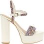 Guess Gekleurde Blokhak Sandalen voor Dames Multicolor Dames - Thumbnail 2