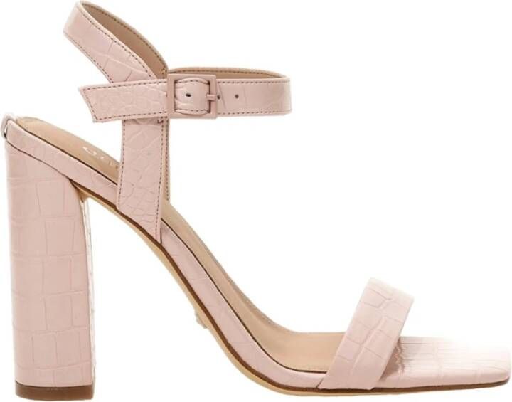 Guess Dames Casual Synthetische Sandalen Pink Dames