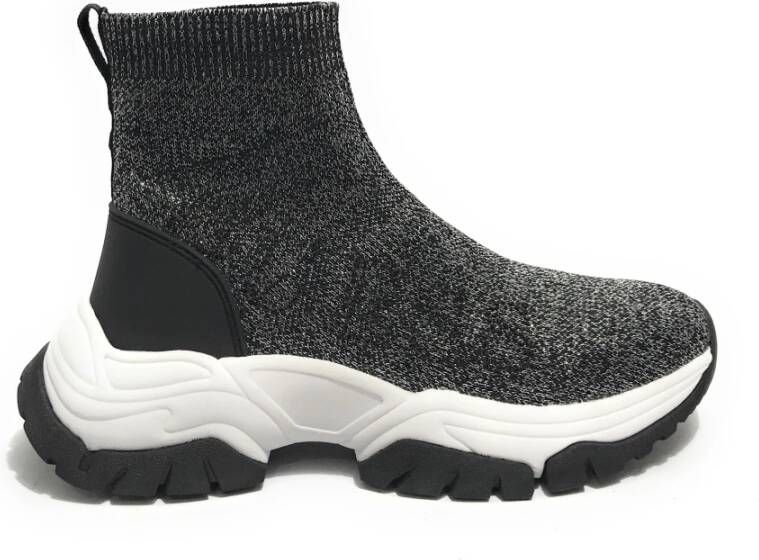 Guess Dames hardloopschoen met sok Zwart Dames - Foto 11