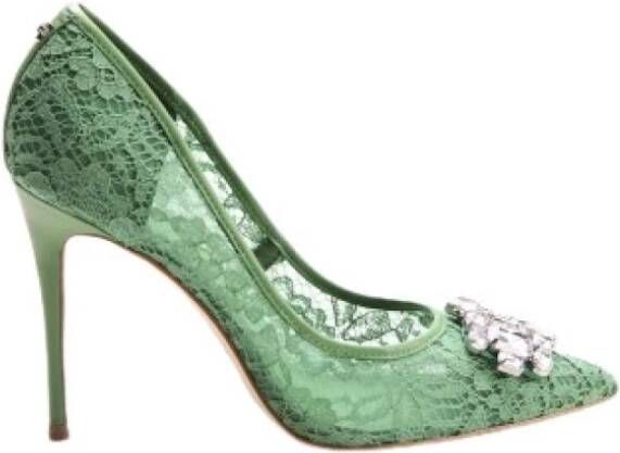 Guess Damesalon schoenen van katoen Green Dames
