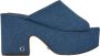 Guess Katoenen hakken pumps voor vrouwen Blue Dames - Thumbnail 7